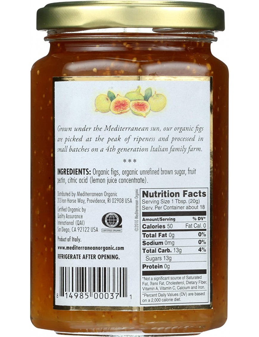 Mediterranean Organics White Fig Preserves (12x13 Oz)