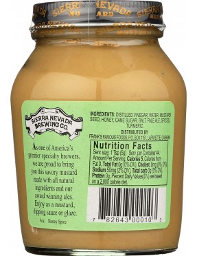 Sierra Nevada Specialty Food Mustard Pale Ale/Honey (6x8OZ )