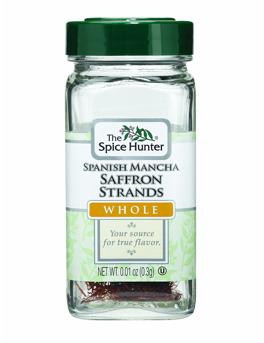 Spice Hunter Saffron Strands, Spanish Mancha, Whole (6x0.01Oz)