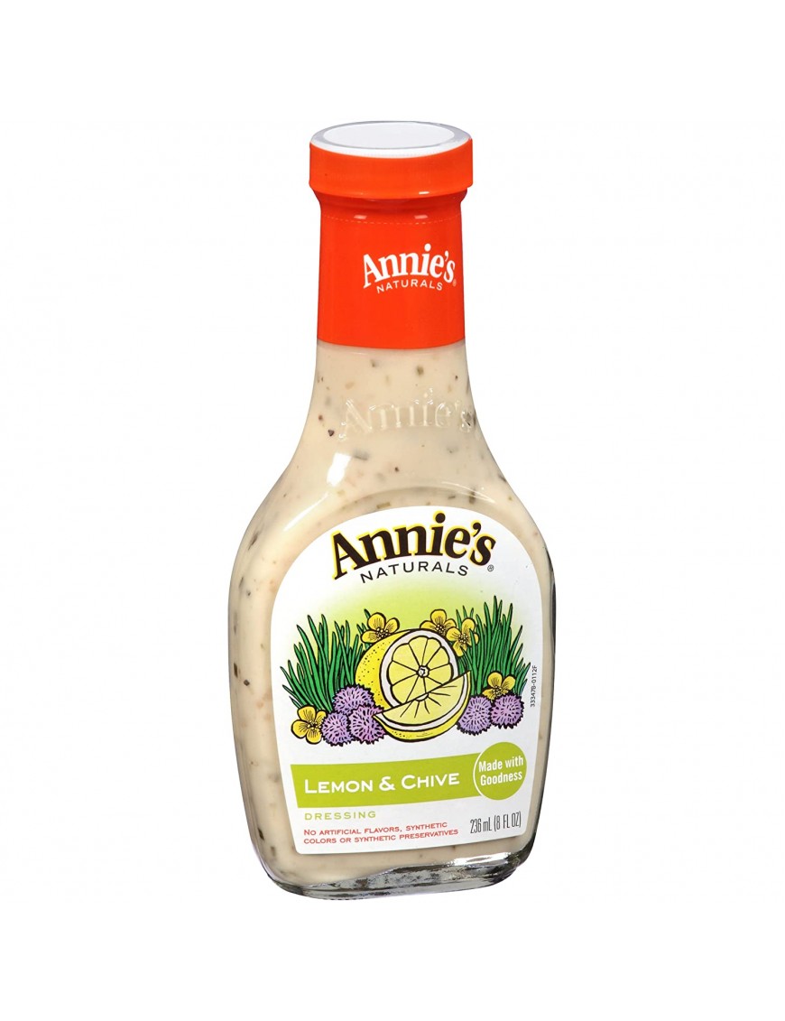 Annie's Naturals Lemon & Chive Dressing Vinegar Free (6x8 Oz)