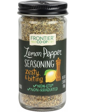 Frontier Herb Saltless Lemon Pepper (1x1.36 Oz)