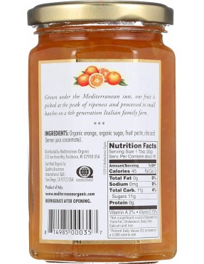 Mediterranean Organics Orange Marmalade (12x13 Oz)