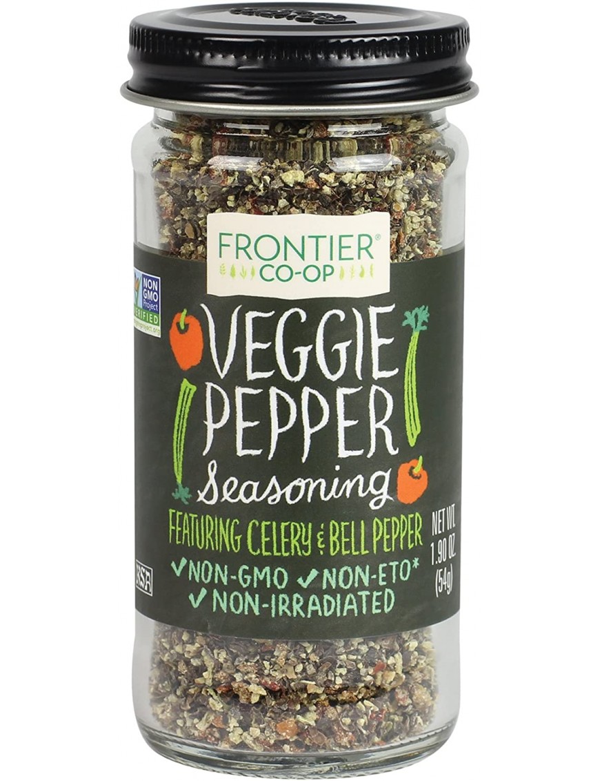 Frontier Herb Saltless Veggie Pepper (1x1.76 Oz)