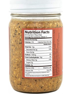 Bliss Cinnamon Chia Seed Peanut Butter (6x12 OZ)