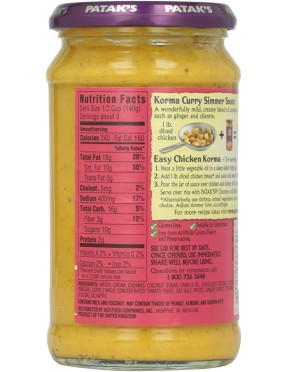 Patak's Cooking Sauce Rich Creamy Coconut (6x15Oz)