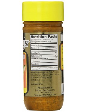 Johnny's Alaskan Salmon Seasoning (6x4.25 OZ)