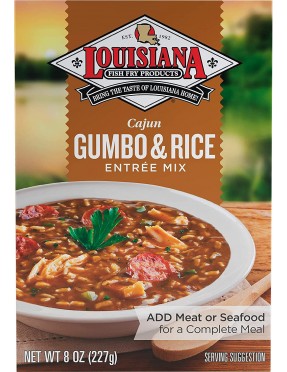Louisiana Cajun Gumbo & Rice Entree Mix (12x8 OZ)