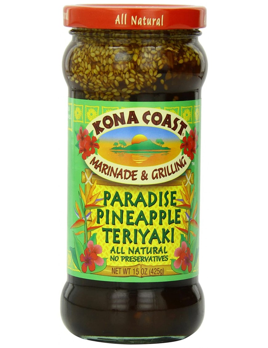 Kona Coast Marinade & Grilling SaucePineapple Teriyaki (6x15Oz)