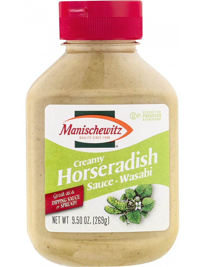 Manischewitz Horseradish Sauce Wasabi (9x9.25 Oz)