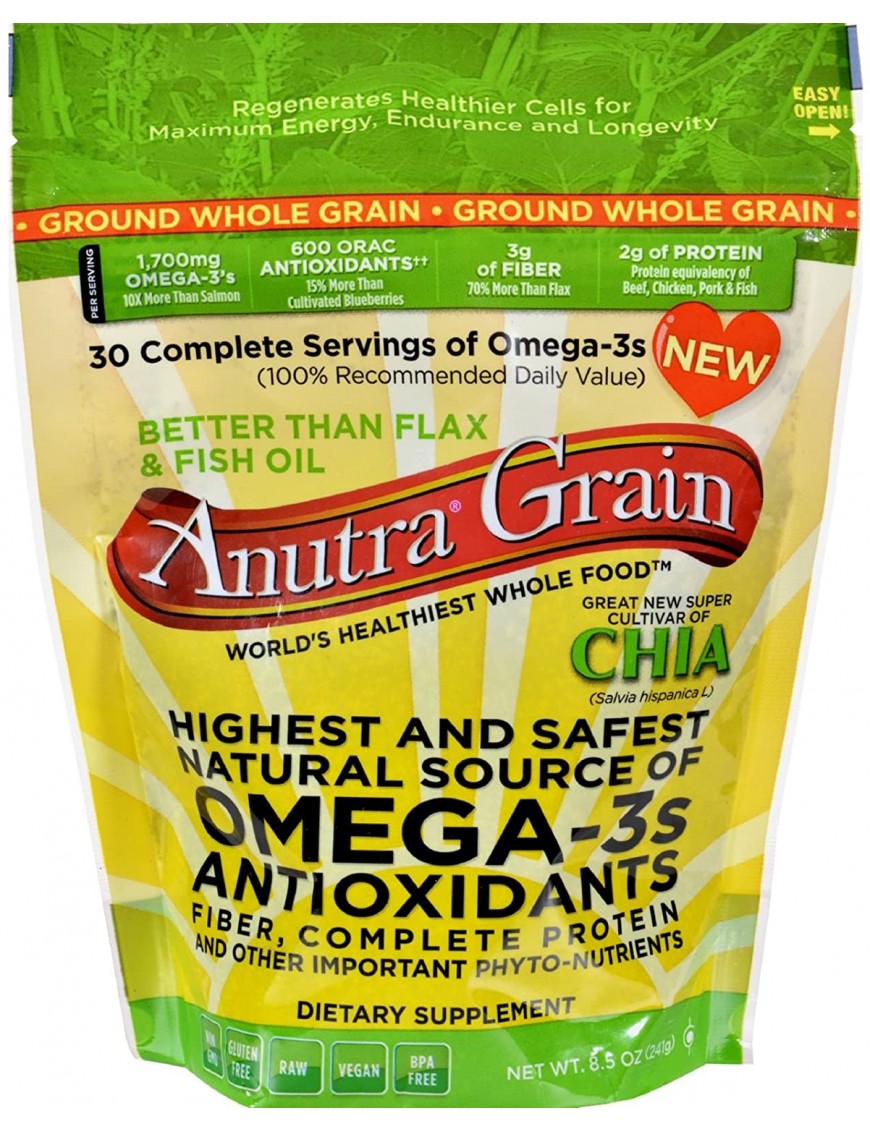 Anutra Omega 3s Ground Whole Grain (1x8.5 Oz)
