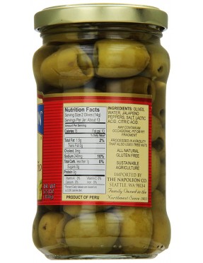 Napoleon Jalapeno Stuffed Olives (12x6.5Oz)