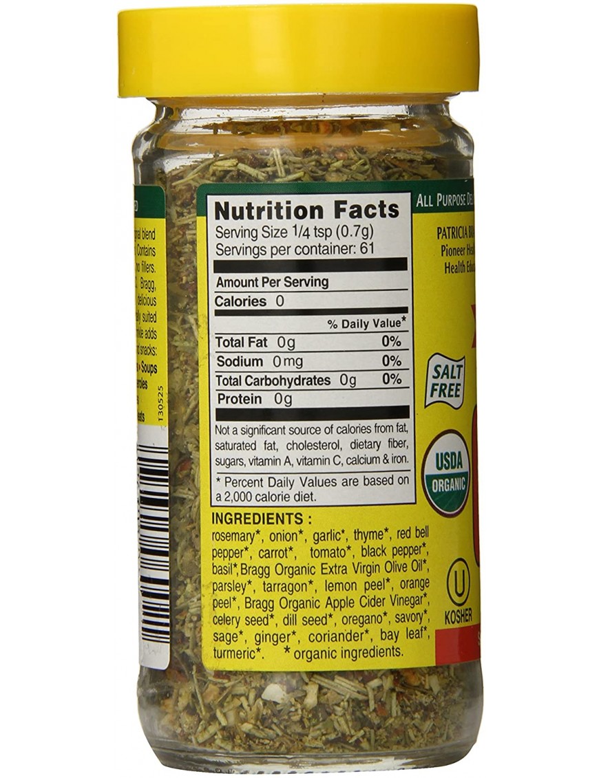 Bragg Organic Sprinkle 24 Herb (12x1.5Oz)