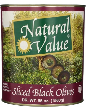 Natural Value Black Sliced Olv/No Fg (6x108OZ )