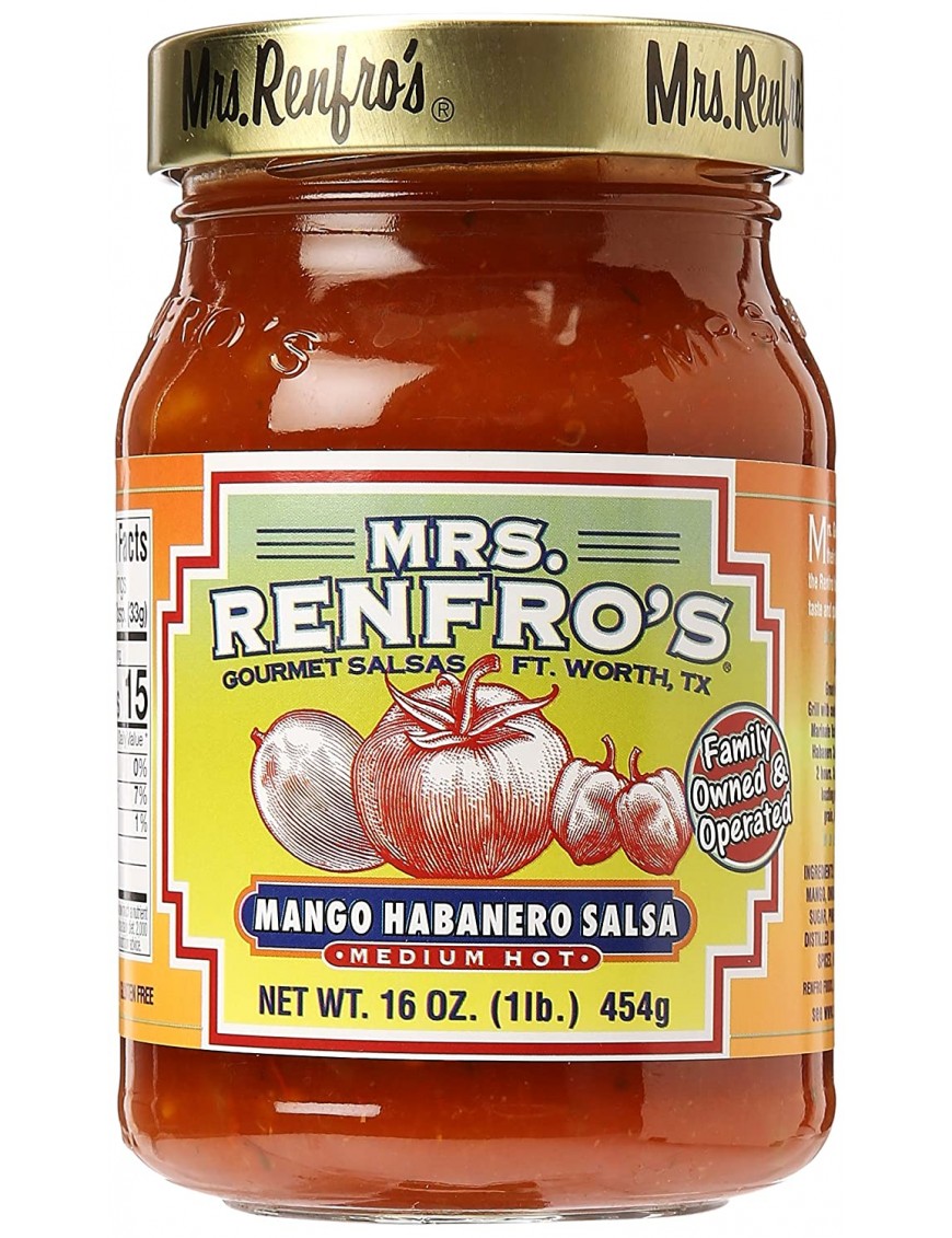 Mrs. Renfro's Mango Habanero Medium Hot Salsa (6x16Oz)