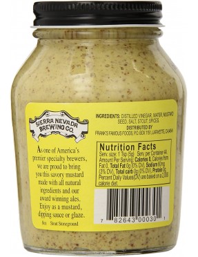 Sierra Nevada Specialty Food Mustard Stout/StinGround (6x8OZ )