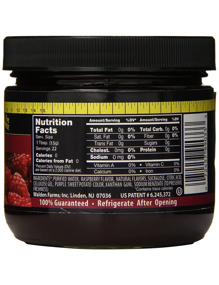 Walden Farms Calorie Free Raspberry Fruit Spread (6x12 Oz)