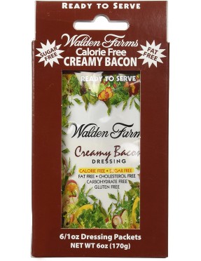 Walden Farms Creamy Bacon Drsg Pkt (6x1OZ )