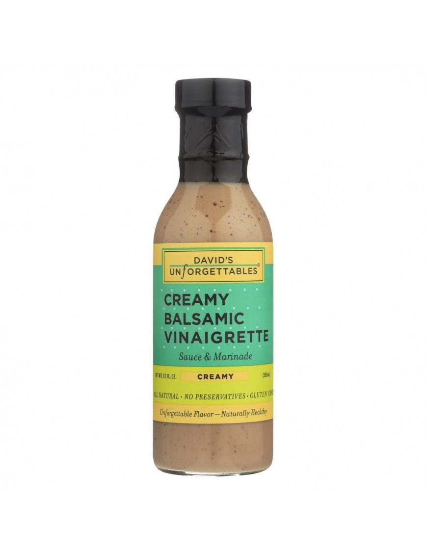 David's Unforgettables Creamy Balsamic Vinaigrette (6x12 OZ)