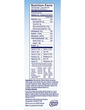 Blue Diamond Chocolate Almond Breeze (12x32 Oz)