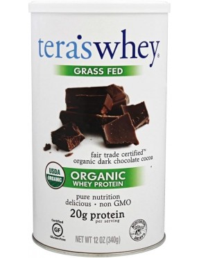 Tera's Whey Organic Dark Chocolate Whey Protein (1x12Oz)