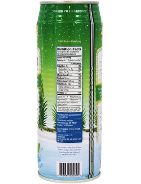 Zola Brazilian Fruits 100% Nat Coconut Water (12x17.5OZ )