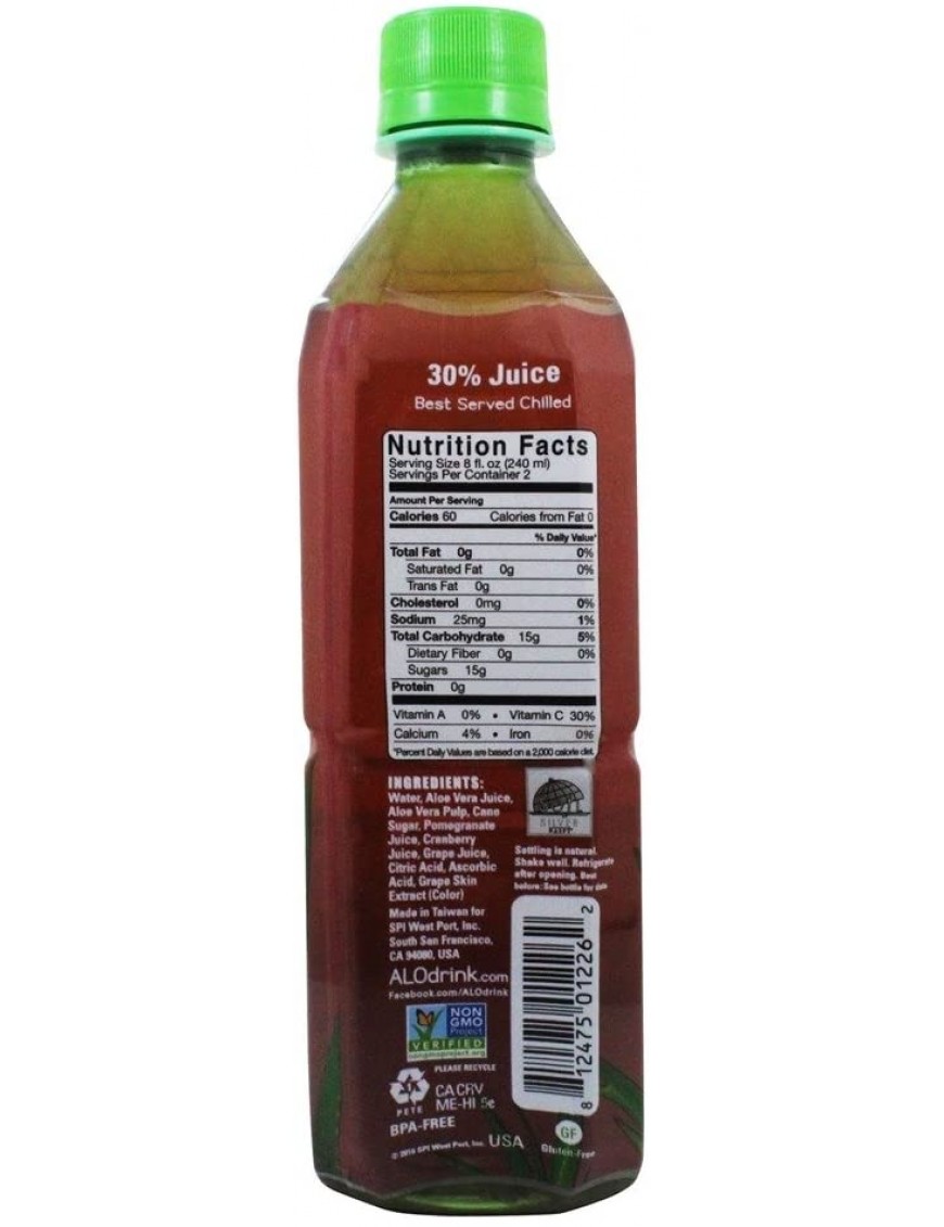 Alo Pomegranate, Cran, & Aloe Enrich(12x16.9 Oz)