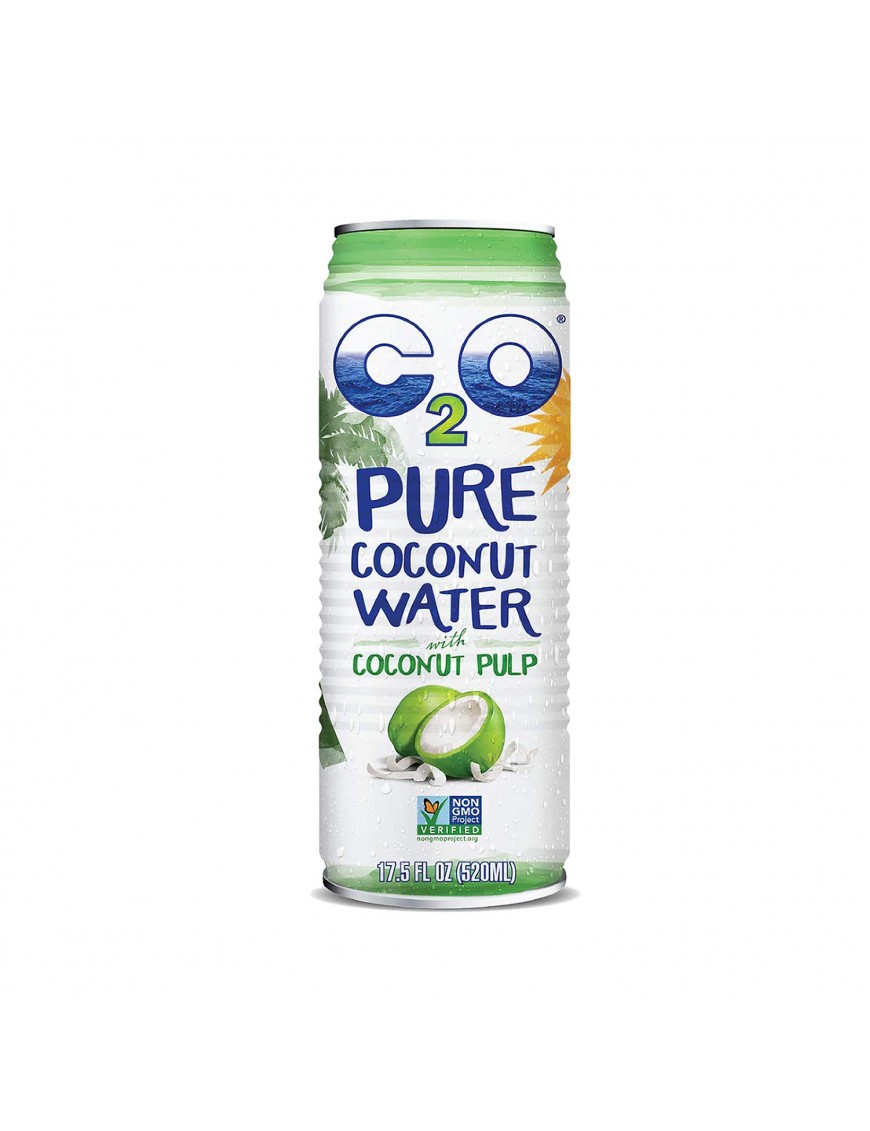 C2O Pure Coconut Water W/Pulp (12x17.5OZ )
