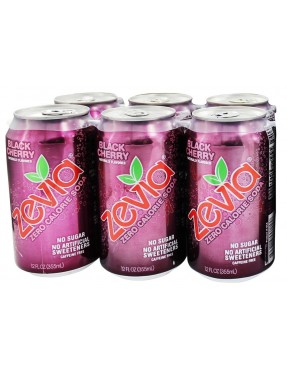 Zevia Natural Black Cherry Diet Soda (4x6x12 Oz)