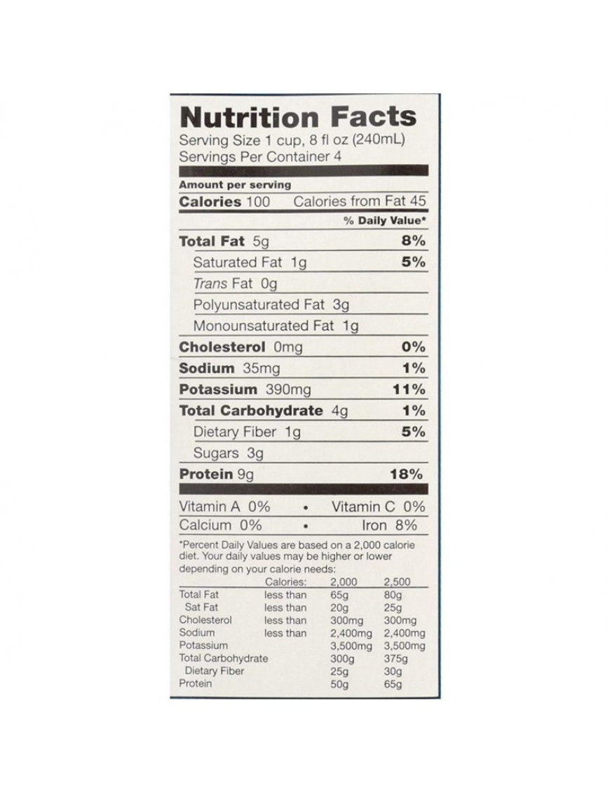 Westsoy Unsweetened Original Organic Soymilk (8x64 Oz)
