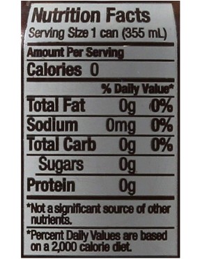 Zevia Natural Root Beer Diet Soda (4x6x12 Oz)