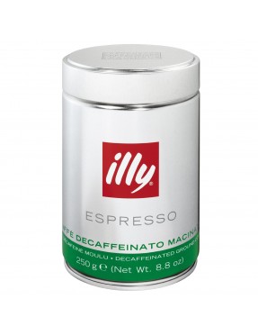 illy Decaf Medium Roast Ground Coffee (6x8.8 OZ)
