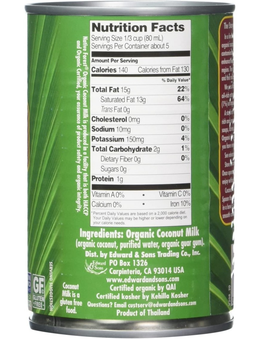 Native Forest Coconut Milk (12x13.5 Oz)