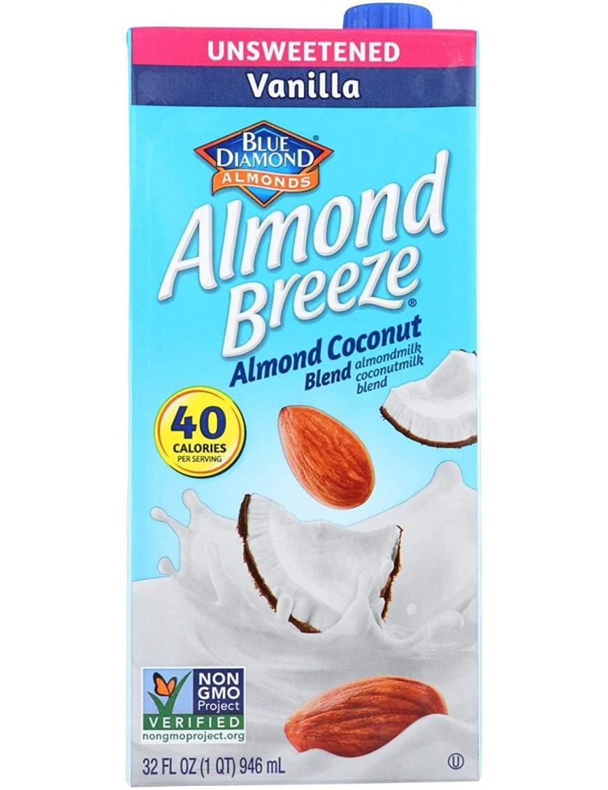 Blue Diamond Almond Coconut Unsweetened Van (12x32OZ )