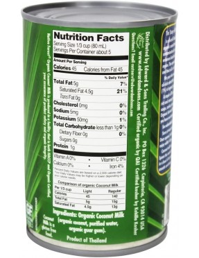 Native Forest Light Coconut Milk (12x14 Oz)