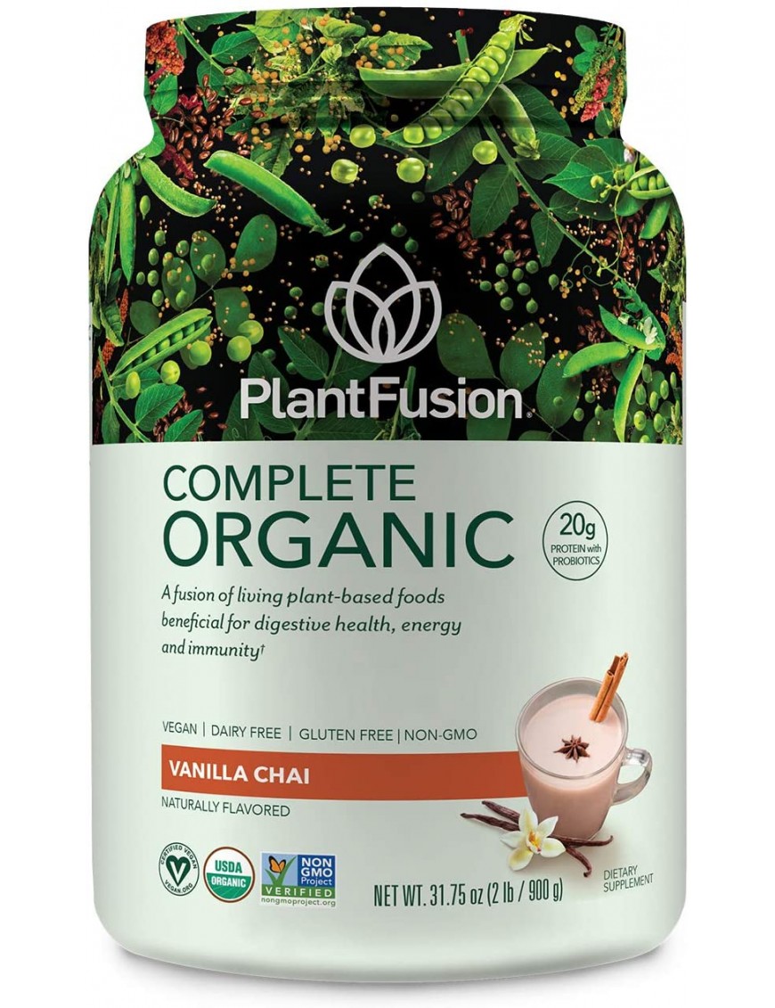PlantFusion Plant Protein Organic Vanilla Chai 2 lb