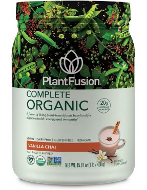 PlantFusion Plant Protein Organic Vanilla Chai 1 lb