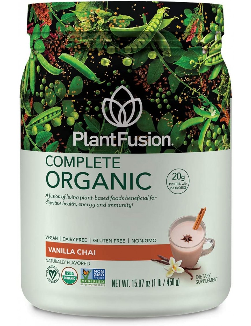 PlantFusion Plant Protein Organic Vanilla Chai 1 lb