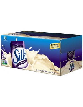 Silk Soy Very Vanilla Aseptic (3X6 Pack)