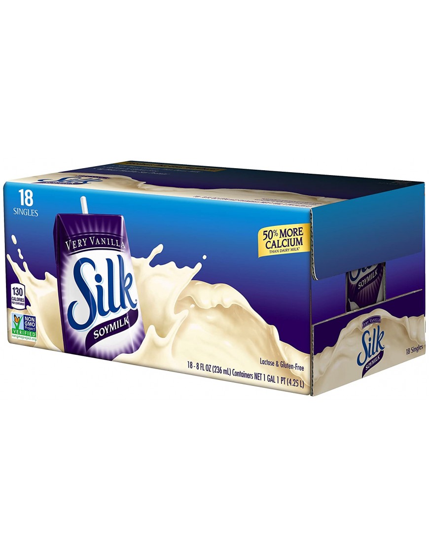 Silk Soy Very Vanilla Aseptic (3X6 Pack)