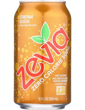 Zevia Creme Soda (4x6Pack )