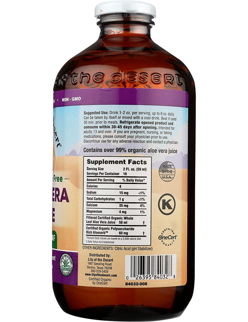 Lily Of The Desert Aloe Vera Juice No Presv (1x32 Oz)