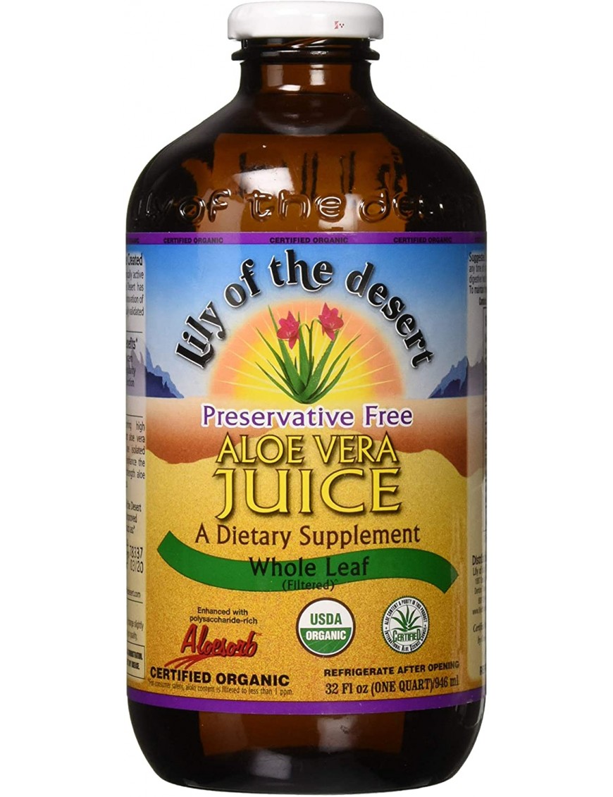 Lily Of The Desert Whole Leaf Aloe Vera Juice No Presv (1x32 Oz)