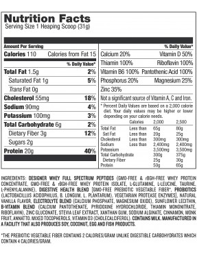 Designer Whey French Vanilla Designer Whey Pro (1x12.7 Oz)