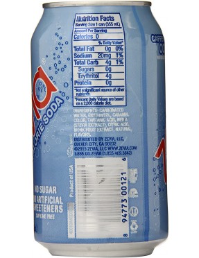 Zevia Cola Soda Caff Fre (4x6Pack )