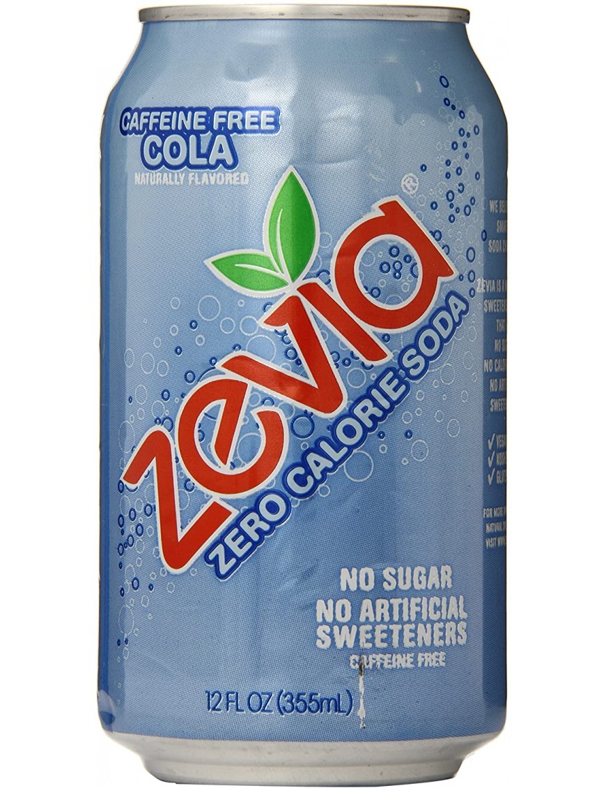 Zevia Cola Soda Caff Fre (4x6Pack )