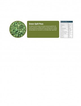 Beans Green Split Peas (1x25LB )