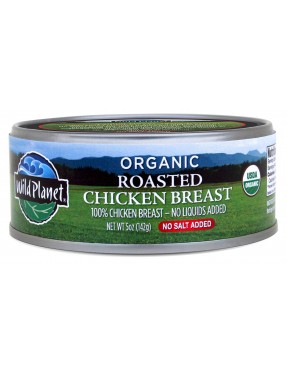 Wild Planet Organic Roasted Chicken Breast With No Salt (12x5 OZ)