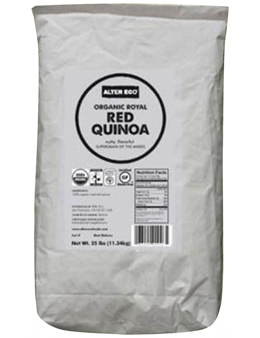 Alter Eco Red Quinoa, 25-Pound