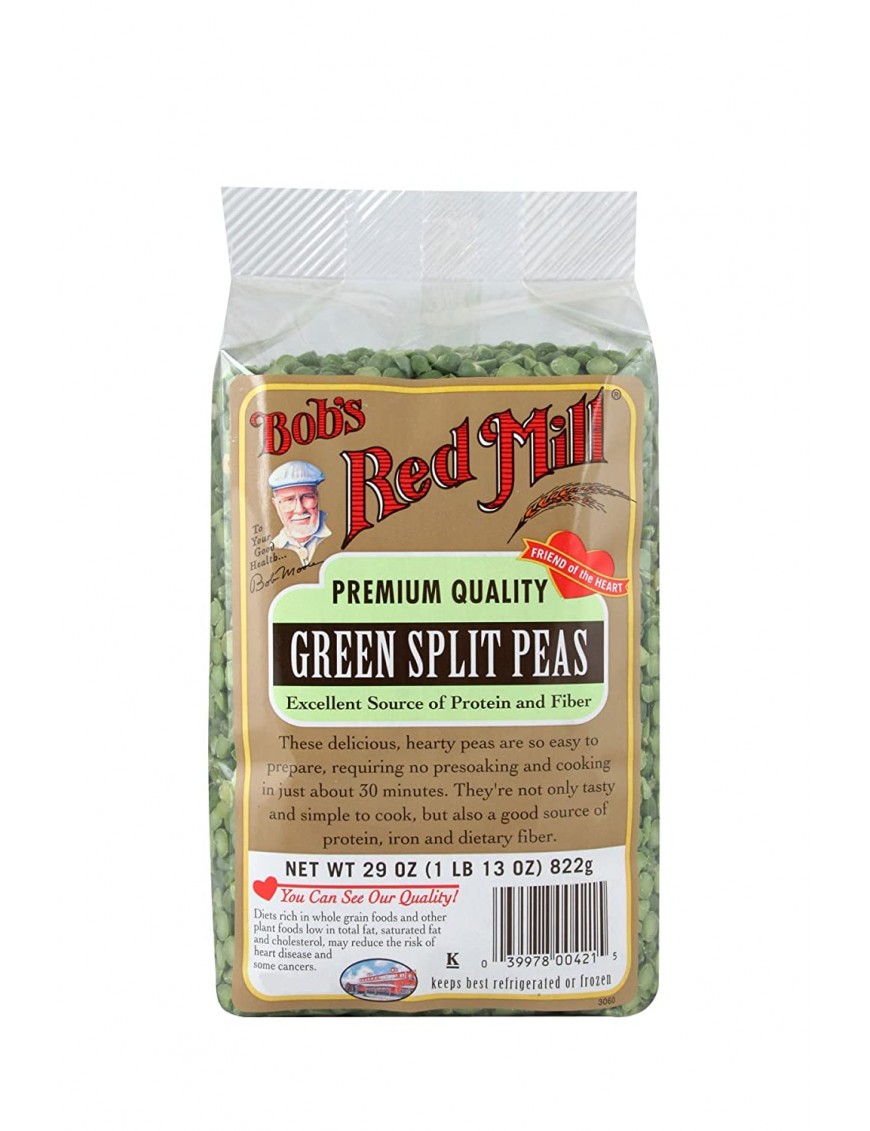 Bob's Red Mill Green Split Peas, 29-ounce (Pack of 4)