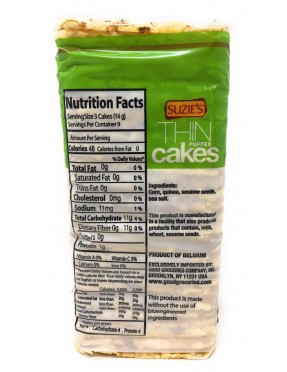 Suzie's Thin Pfd Corn Quinoa (12x4.6OZ )